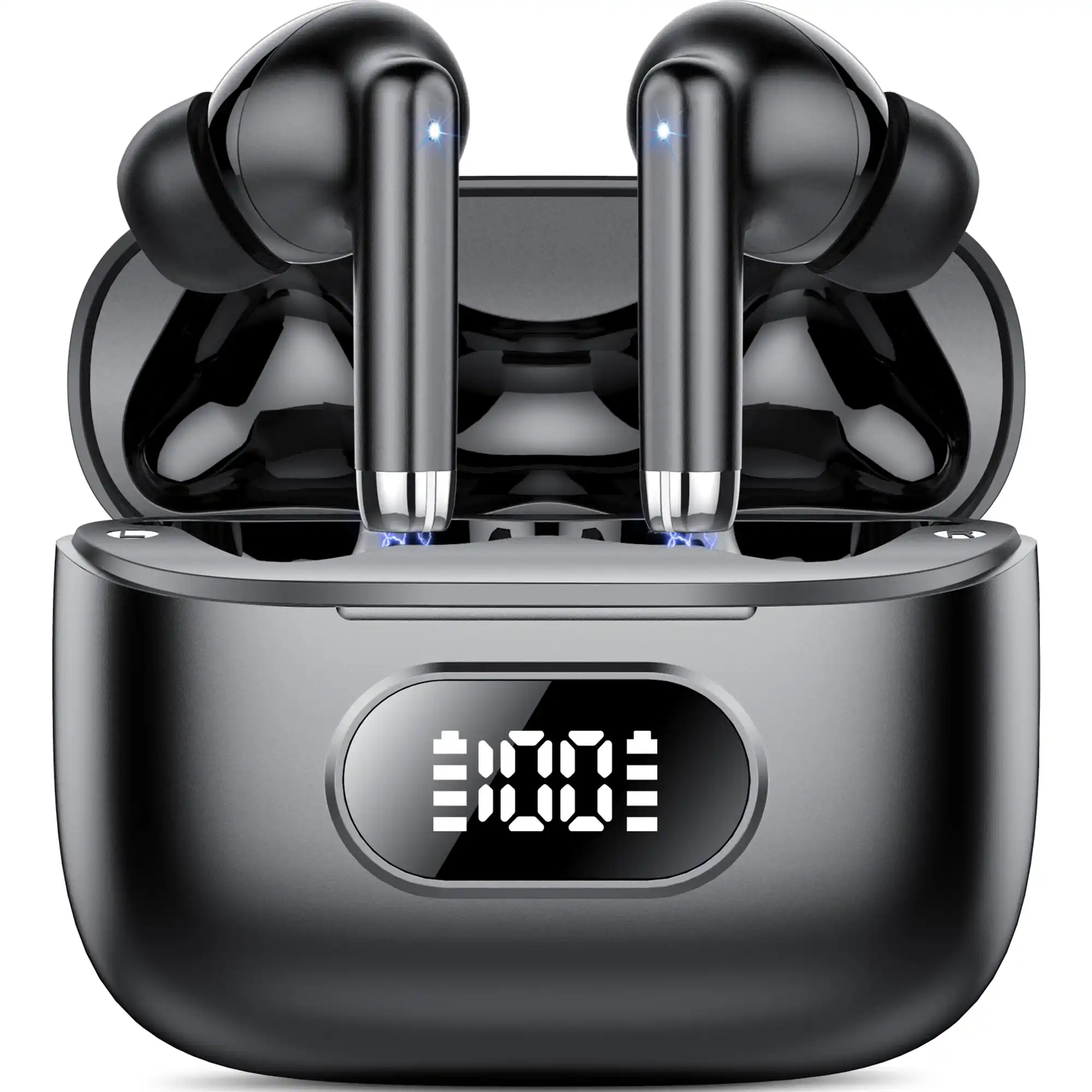 Tikland Wireless Earbuds, Bluetooth Headphones with 4 Mic Ear Buds, Wireless Headphones In Ear 60H Deep Bass Bluetooth Earphones with ENC Noise Cancelling, IP7 Waterproof Bluetooth Earbuds