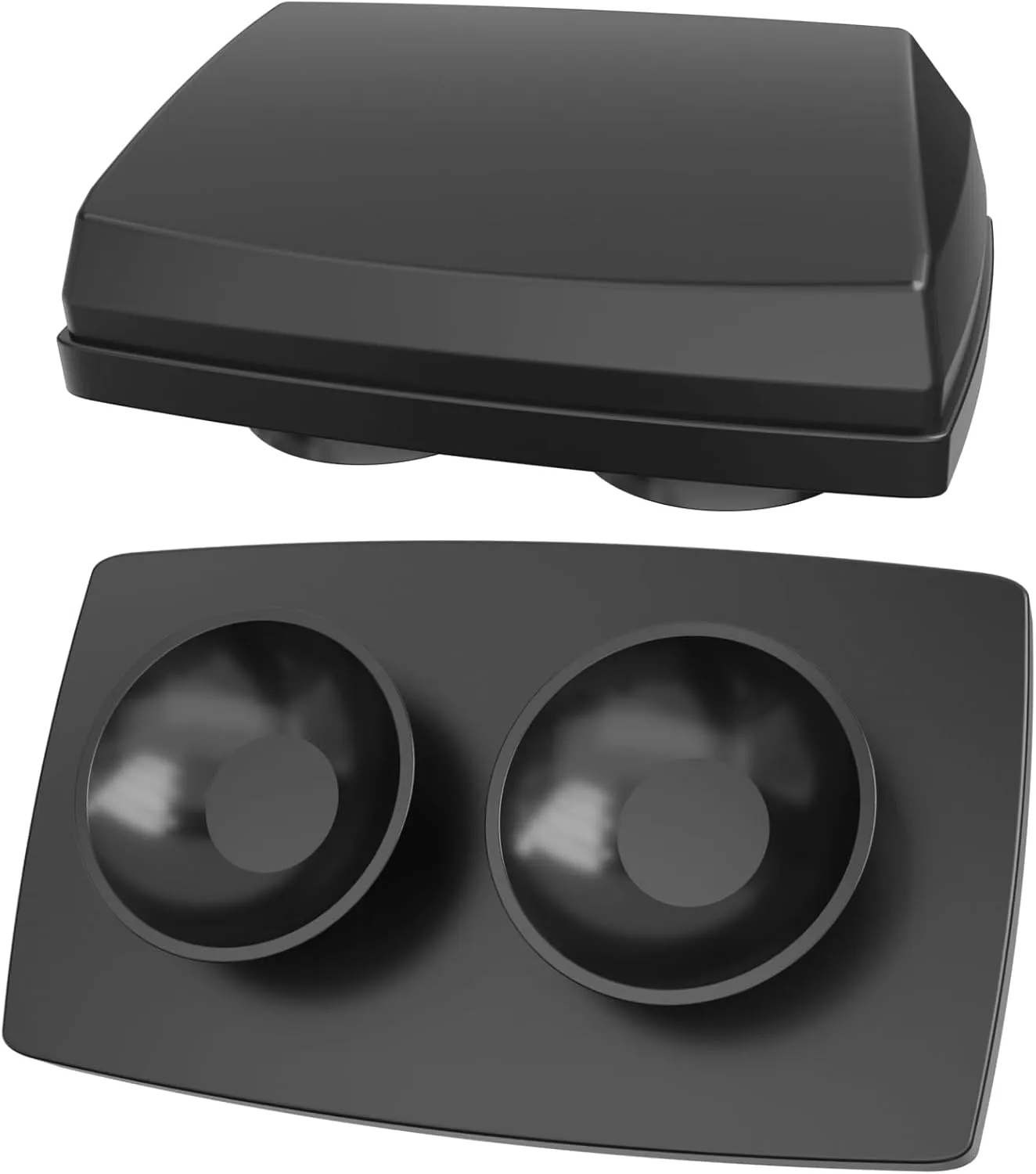 Zeyitian Ez Pass Holder Black 1 Pack - Super Strong Suction Cups for Windshield, Toll Pass Transponder Holder for EZ Pass/iPass