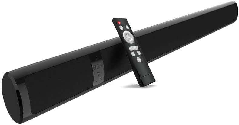 Assistrust TV Sound Bar, Sound Bars for TV 36 Inch Powerful Speakers Wired & Bluetooth Soundbar with HDMI/Opt/RCA/AUX/Coax/Remote Control, Deep Bass, Surround Sound Effect