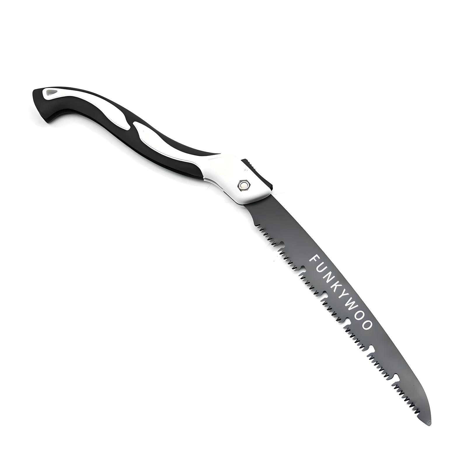 FUNKYWOO Folding Saw, 10 Inch Pruning Saw Hand Saw for Wood Cutting Tree Trimming