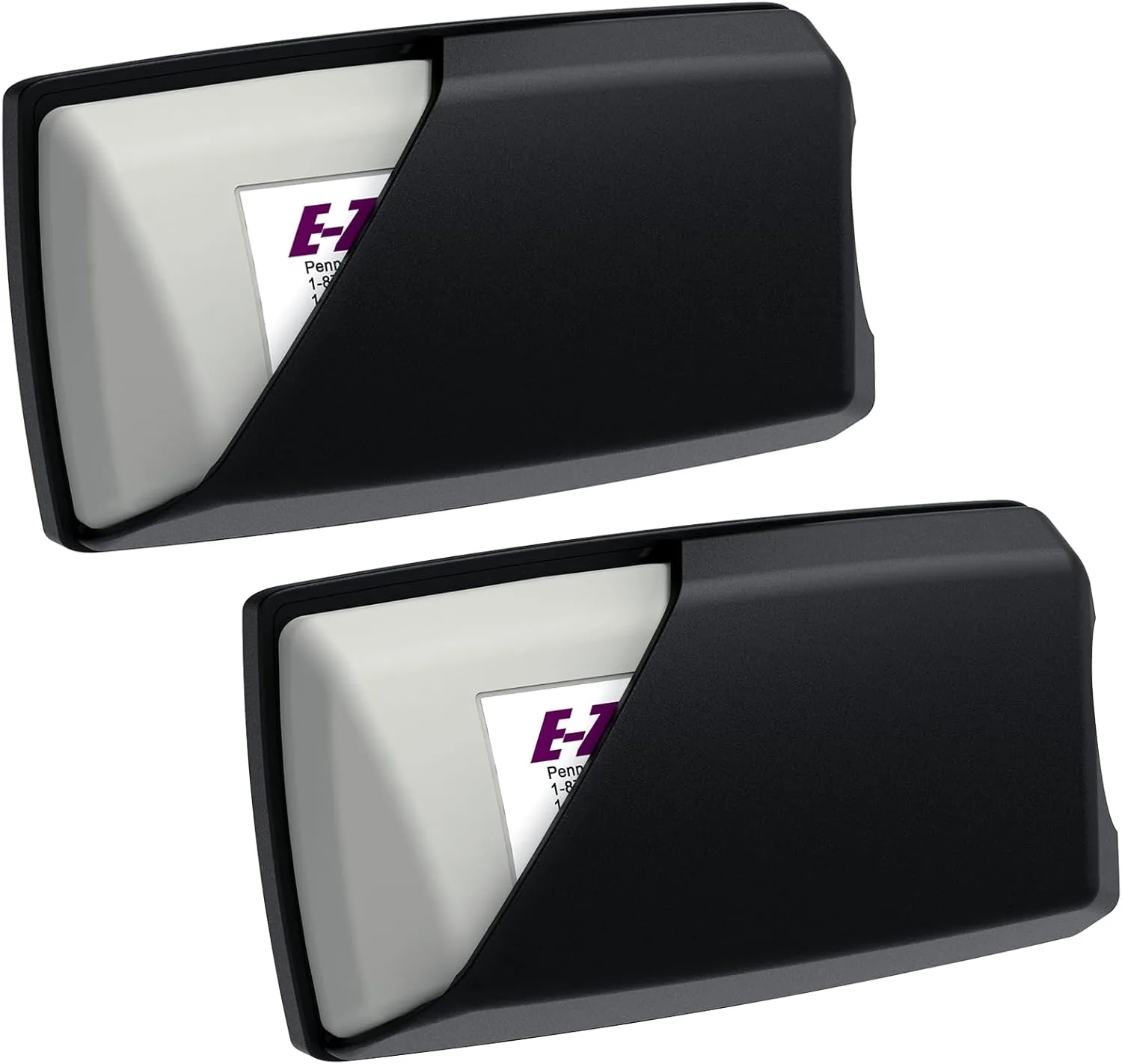 Zeyitian EZ Pass Holder with Super Strong Suction Cups for Windshield. Ezpass Holder Toll Pass Transponder iPass Holder (Black, 2pack)