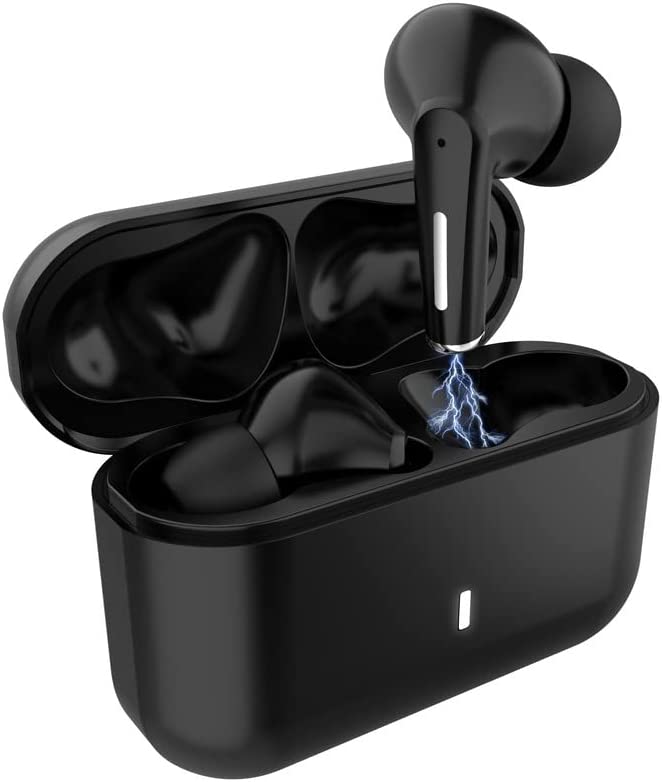 Wireless Earbuds, Active Noise Cancelling Earbuds with Bluetooth 5.2 - Portable Charging Case - Microphone, 8H Active Noise Reduction, Bluetooth Earbuds with Clear Call Game Mode Voice Assistance