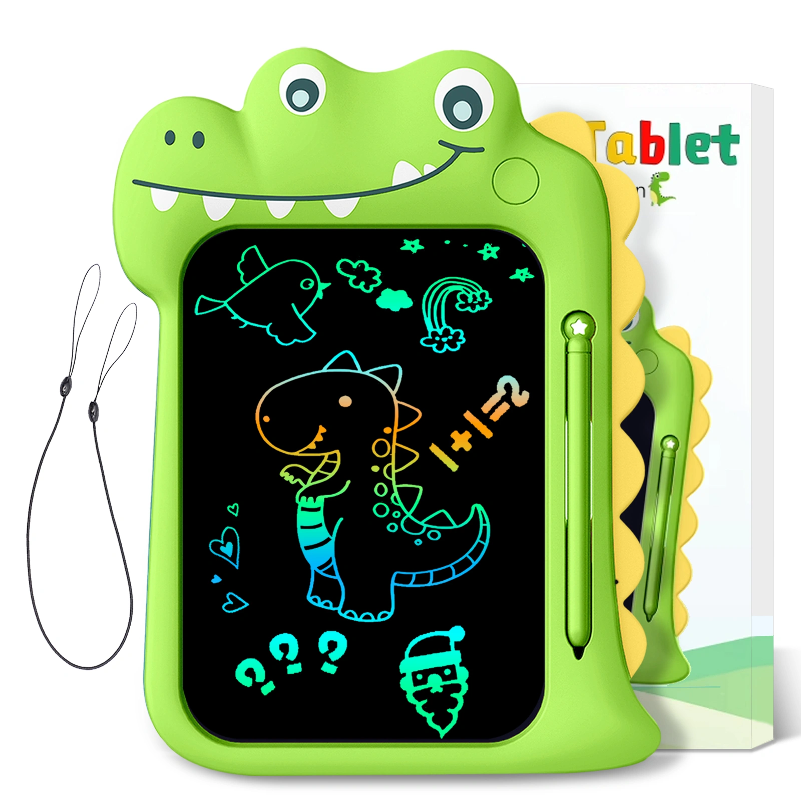VAMOUT LCD Writing Tablet for Kids, 10Inch Colorful Toddlers Toys Drawing Board, Electronic Educational Doodle Pad Dinosaur Toys for 3 Years and Over Boys Girls Birthday Party Christmas Gift