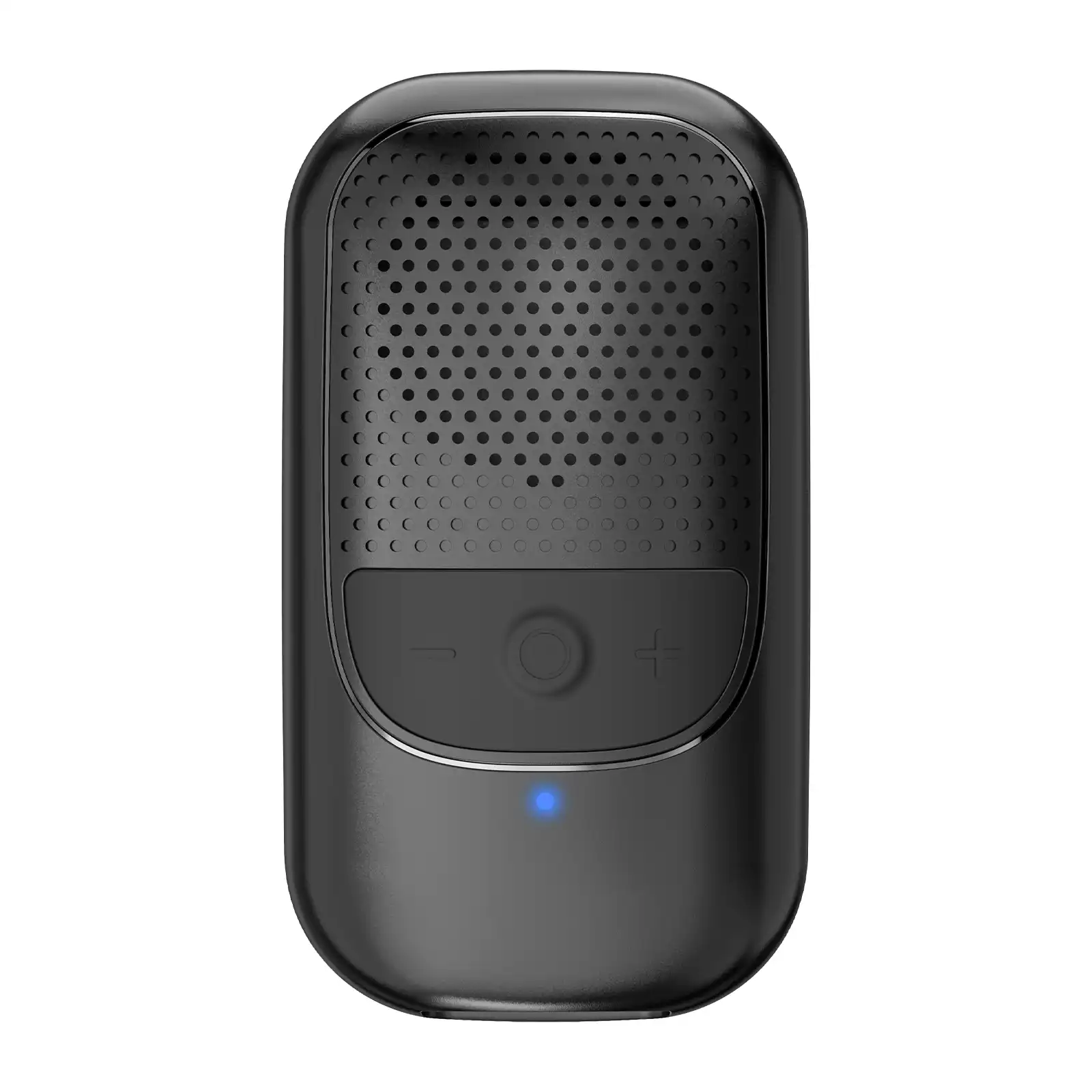 53g Wearable Bluetooth Speaker Clip-On Wireless Water-Resistant Portable Speaker 24H Battery Life Clip Speaker with Microphone Large Tactile Control Buttons for Hands-Free Music/Calls Black
