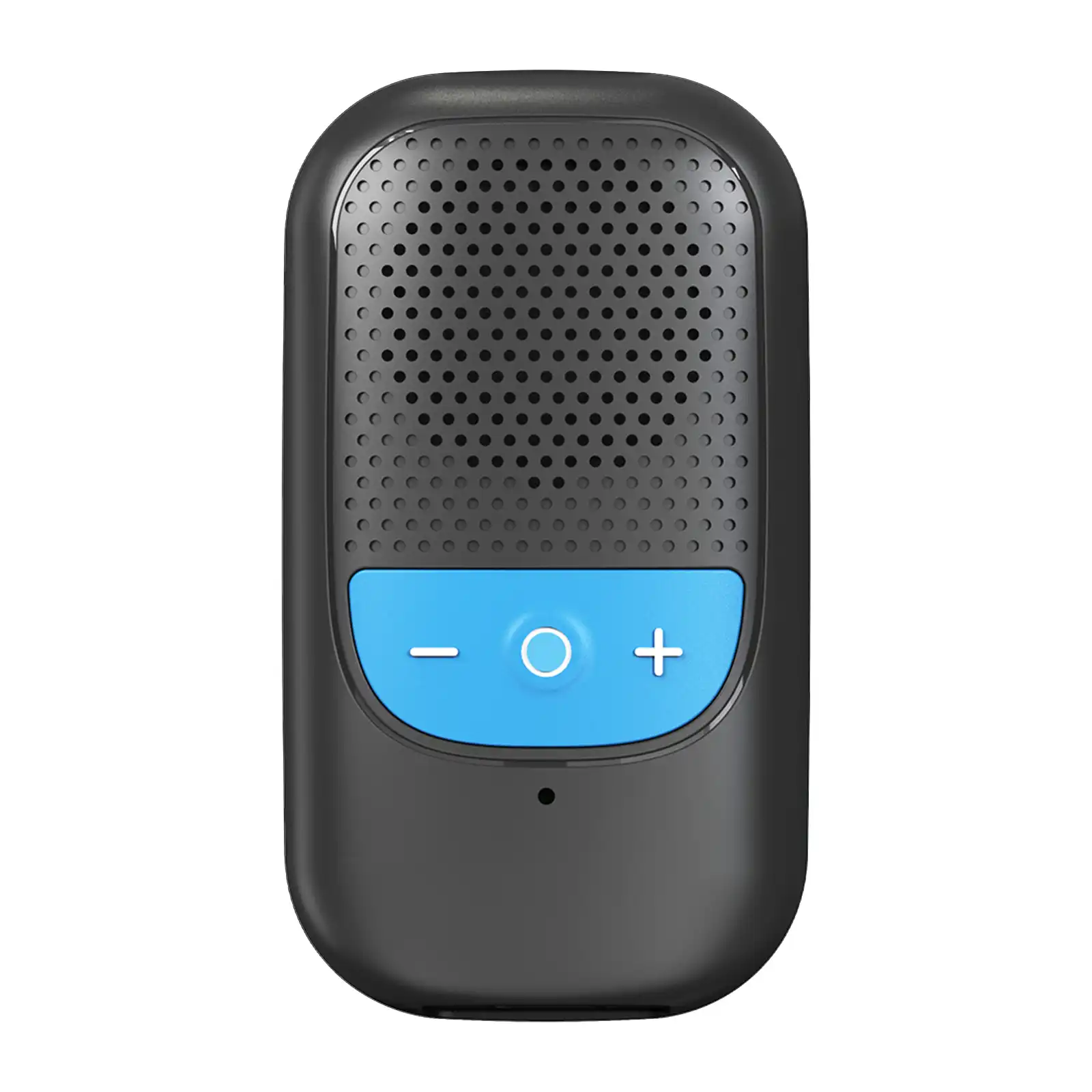 53g Wearable Bluetooth Speaker Clip-On Wireless Water-Resistant Portable Speaker 24H Battery Life Clip Speaker with Microphone Large Tactile Control Buttons for Hands-Free Music/Calls Blue