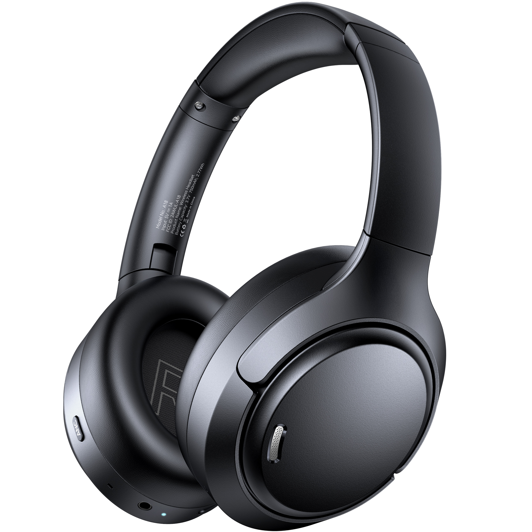 ECLVOX Bluetooth Over Ear Kopfh&ouml;rer mit 6 ENC Mikrofonen & Hybrid ANC, 120 Std Akku, Faltbares Design, Komfort Ohrpolster Kopfh&ouml;rer Kabellose f&uuml;r Gaming, Musik, Homeoffice & Reisen