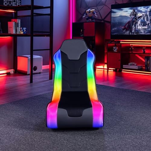 X Rocker Cosmos RGB: Comfortable, Immersive LED Gaming Chair with Integrated Speakers, Easy Setup, and System Compatibility.