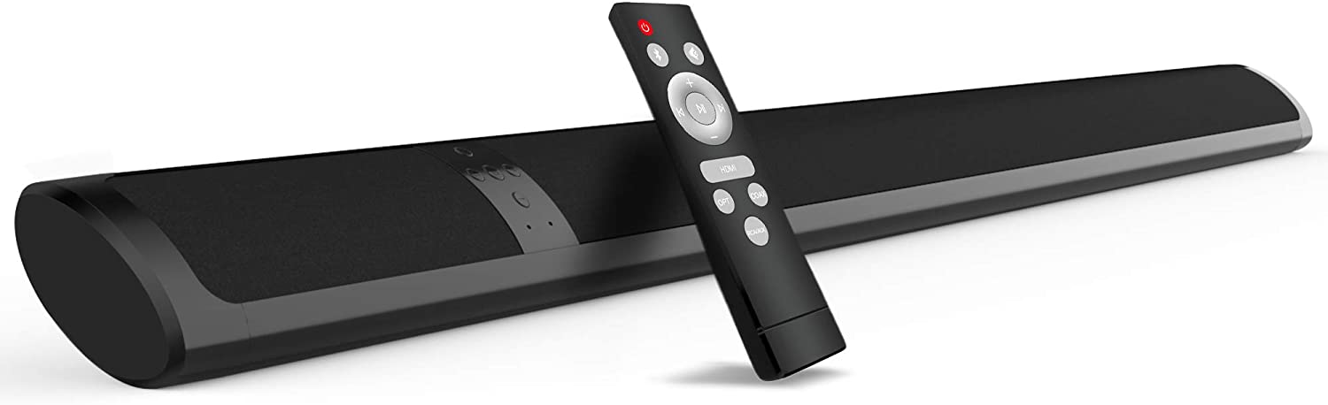 TV Sound Bar, meidong KY3000B Sound Bars for TV Bluetooth Audio Speakers Wired & Wireless 36 Inch SoundBar with HDMI/Opt/RCA/AUX/Coax/Remote Control, Home Theater System, Srround Sound Effect