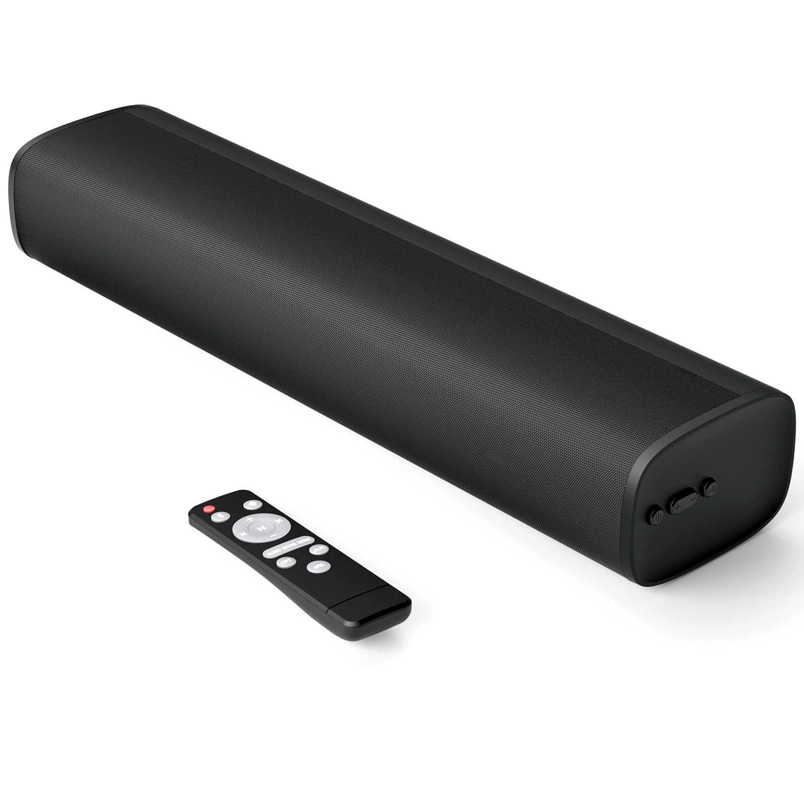 MZEIBO TV Sound Bar, Sound Bars for Smart TV Bluetooth 5.0 Soundbar 50W 17Inch Small Soundbars with ARC/Optical/AUX Connection, TV Soundbar Surround Sound Bars (Black)
