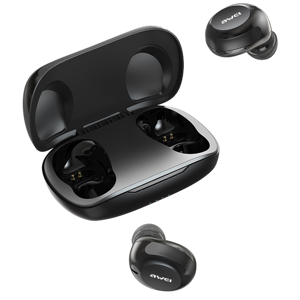 Wireless Earbuds,Bluetooth 5.0 Headphones in Ear with Charging Case, Hands-Free Headset with Mic, Touch Control, 40 Hours Playback for IOS and Android