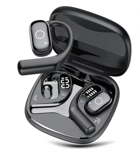 SUPBS AI Translation Earbuds Real Time 100+ Language Translator 3-in-1 Translation Headphones Compatible with iOS & Android Translating Device Ideal for Travel Business Learning(Deep Black)