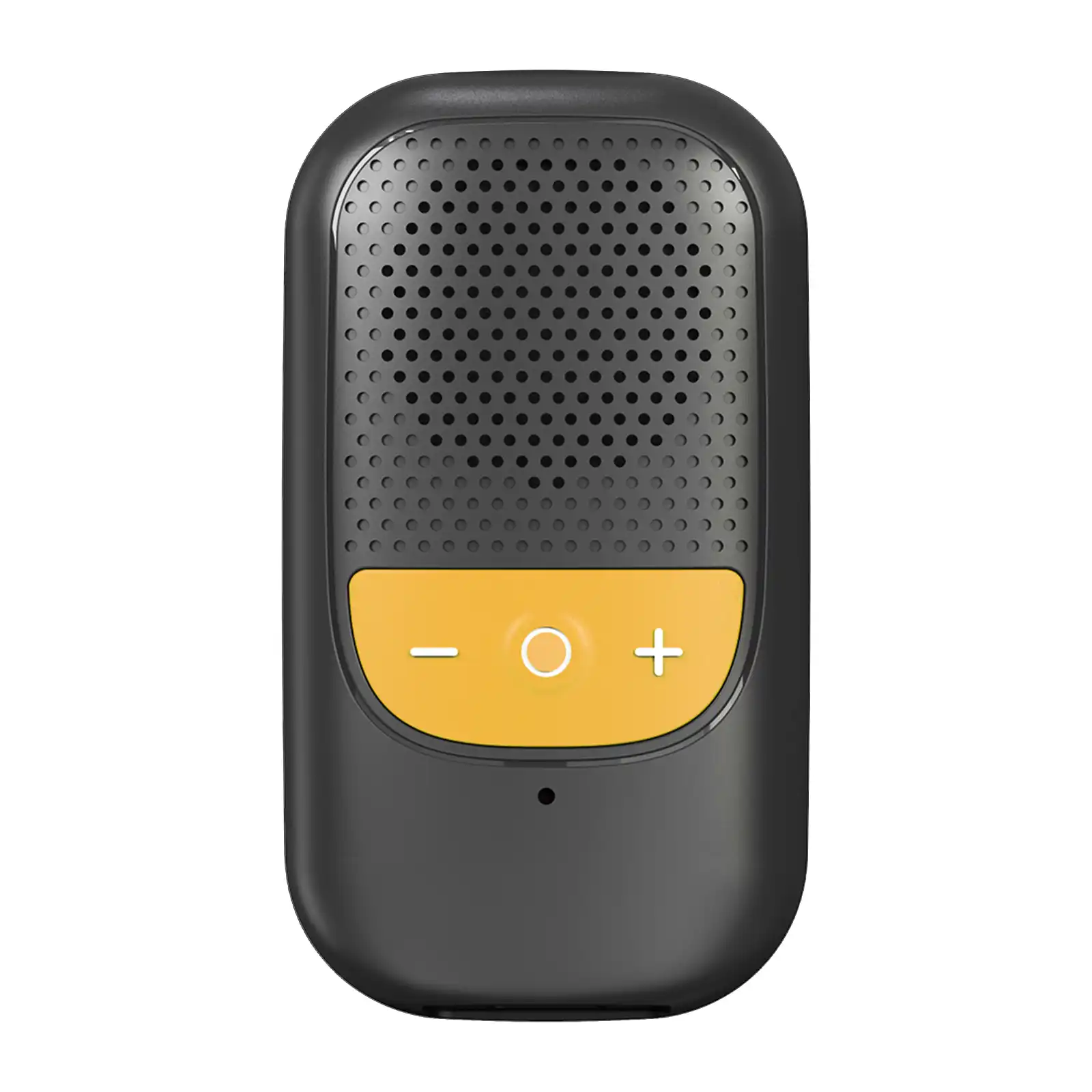 53g Wearable Bluetooth Speaker Clip-On Wireless Water-Resistant Portable Speaker 24H Battery Life Clip Speaker with Microphone Large Tactile Control Buttons for Hands-Free Music/Calls Yellow
