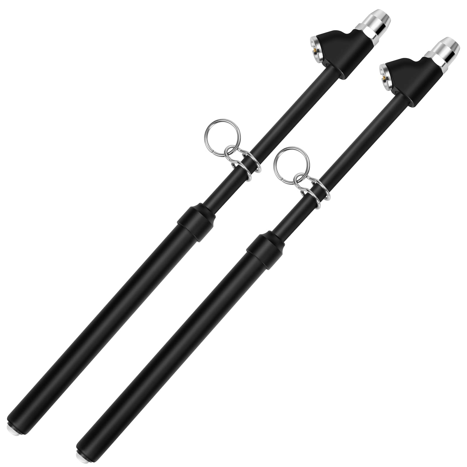 GODESON Tire Pressure Gauge Heavy Duty, Straight-On Dual Head Air Pressure Gauge Range to 150PSI, Semi Truck Tire Air Gauge Suitable for Truck, RV, Bus