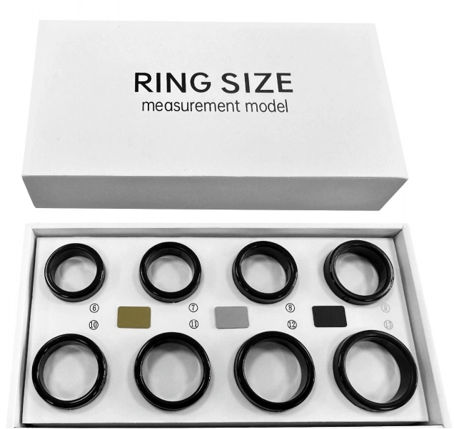 Tikland Ring Sizing Kit - Size First Before You Buy - Choose from 6 Sizes - Sizes 7 to 12 - Find The Perfect Ring Size Smart Ring Size - Tikland Smart Ring